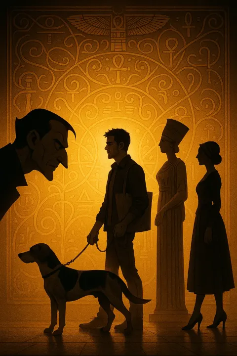 Pointed-nosed Anime Villain Faces a Figure with Designer Stubble
