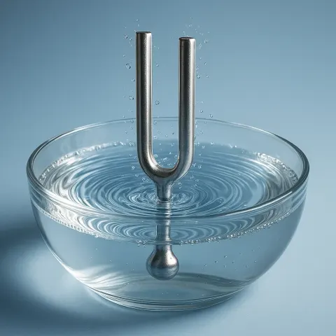 Crystal-clear Bowl Filled