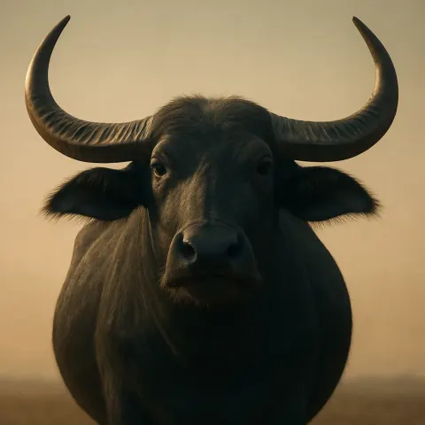 Dark Slate Grey Water Buffalo