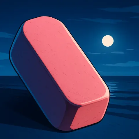 Single Rubber Eraser