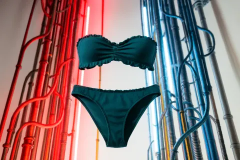 Single Deep Teal Bikini
