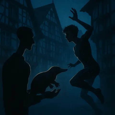 Strong Cool Backlighting Etches Silhouettes