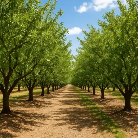 Grove of Almond Trees