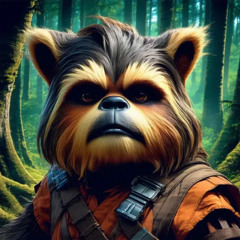 Matt Damon as an Ewok in Manga