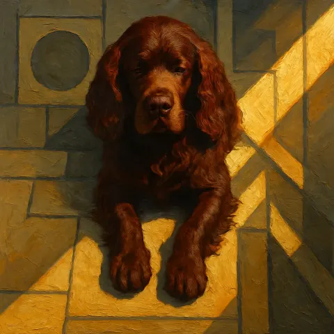 Single Sussex Spaniel
