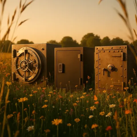 Naturally Framed by Tall Grasses