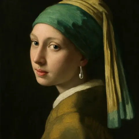 Renowned Artwork Portrays a Young Woman