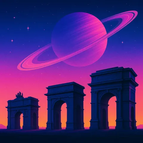 Diverse Triumphal Arches in Profile