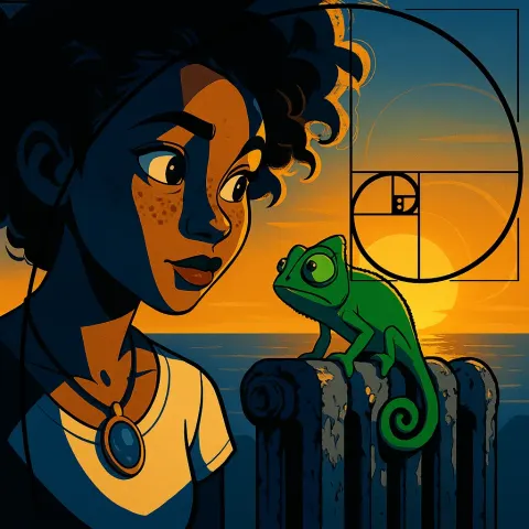 Disney-Pixar Styled Mixed Heritage Multiregional Person