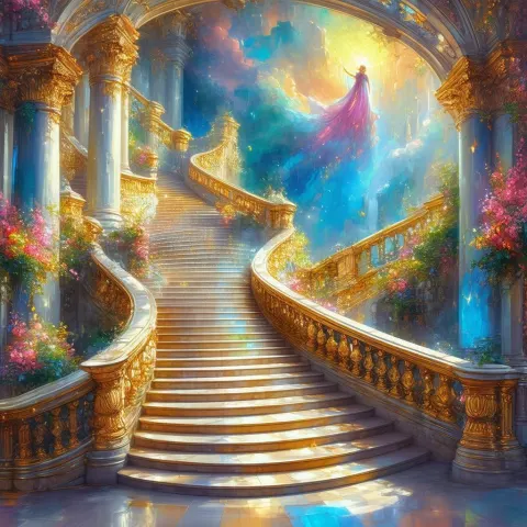 Grand Mural of the Staircase to Heaven