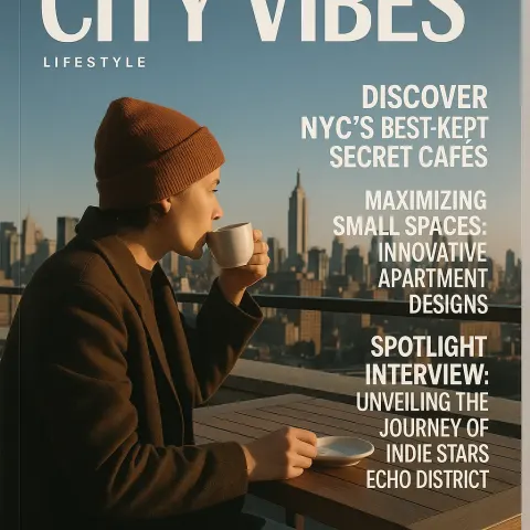 Elegant and Visually Striking Magazine Cover for a Lifestyle Publication