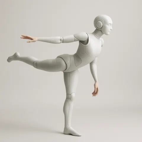Standing Balanced on Your Left Foot
