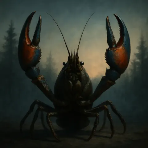 Vividly Clawed Crayfish