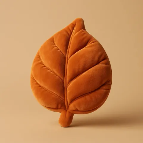Convert the Vibrant Orange Leaf