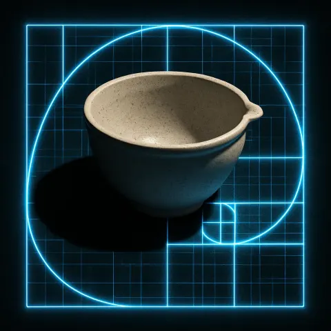 Lone Classic Hemispherical Stoneware Mixing Bowl—with its Speckled Matte Finish