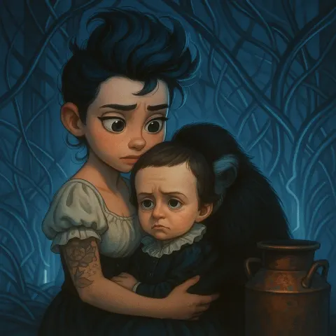 Petite Disney/Pixar Style Female with Expressively Gelled Hair