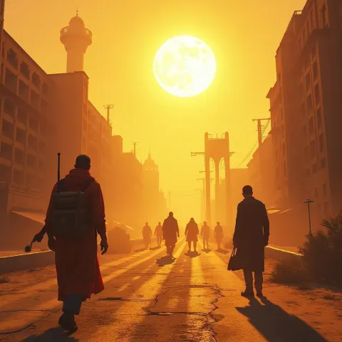 Golden Iran Streets in GTA Style