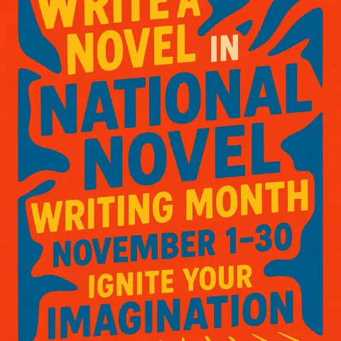 Lively and Energetic Visual to Motivate Writers Across the Country
