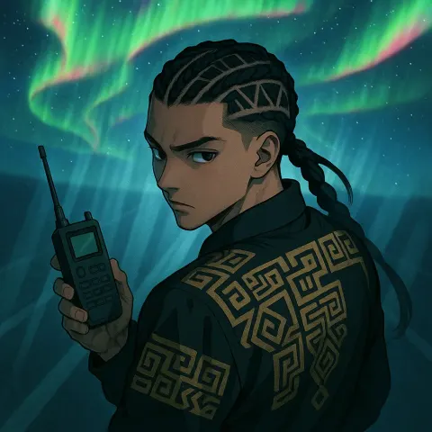 Anime-style Male Figure