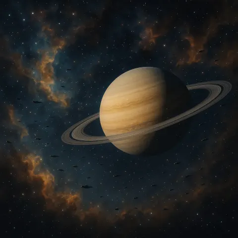 Numerous Tiny Specks of Starships Drift Silently Through the Immense