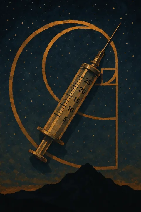 Single Borosilicate Glass Syringe—distinguished by its Indelible Black Ink Markings