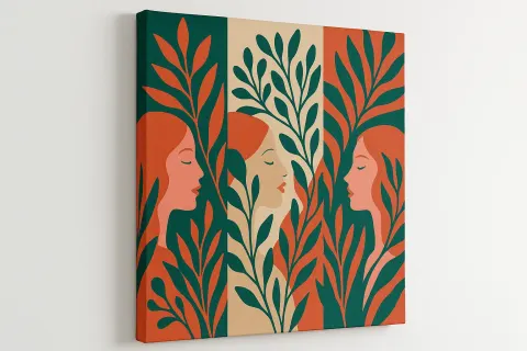 Durable Canvas Stretched Across a 2cm Thick Wooden Frame Showcases
