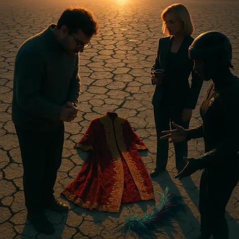 Cracked Earth of a Dry Lake