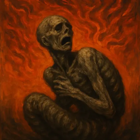 Haunting Painting Depicts a Gaunt