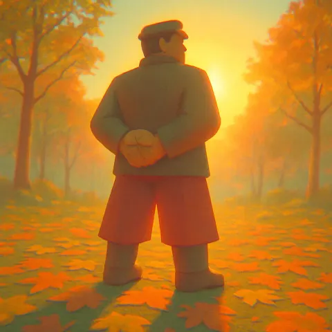 Everyman Figure of Exaggerated Giant Proportions