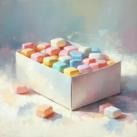Pastel Gouache Box of Wellness Candies