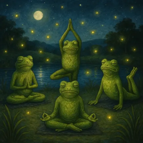 Under the Gentle Radiance of Fireflies