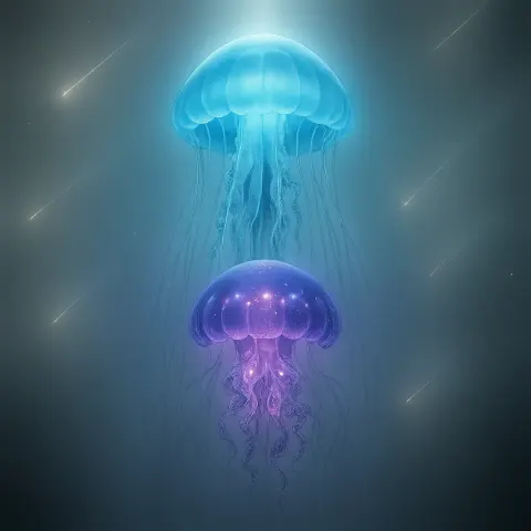 Two Distinctly Characterized Jellyfish—the First a Bell-shaped