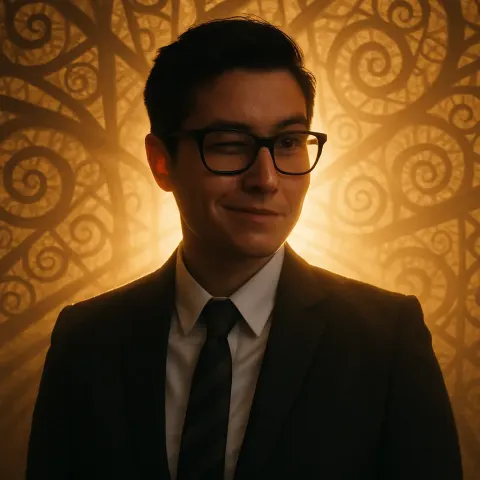 Non-binary Presenting Community Figure in Sharp Business Professional Attire Offers