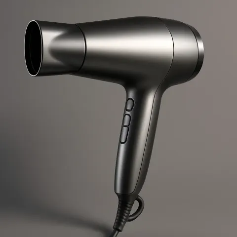 Contemporary Hair Dryer Designed in Stylish Metallic Shades