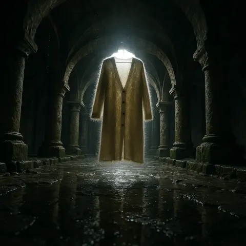 Illogical Scenes Depiction of a Forgotten Subterranean Crypt