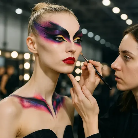 Makeup Artist Is Designing a Unique