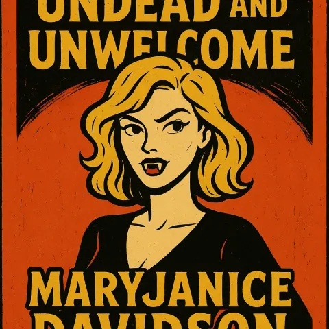 Stylized Book Cover Featuring Bold Text