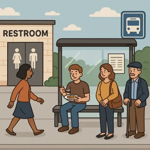 Depict a Scenario Featuring Individuals