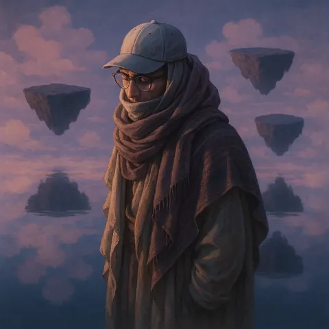 Solitary European Figure of Fair Light Ivory Skin