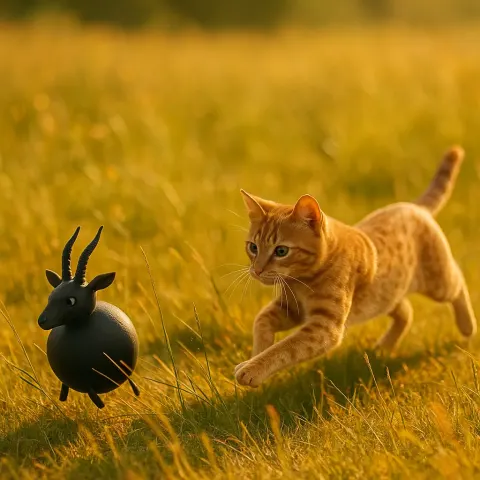 Within a Vibrant Golden Field
