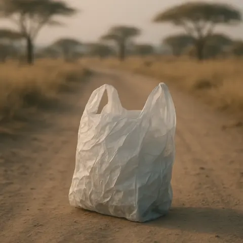 On a Dusty Path Winding Through a Sun-bleached Savanna