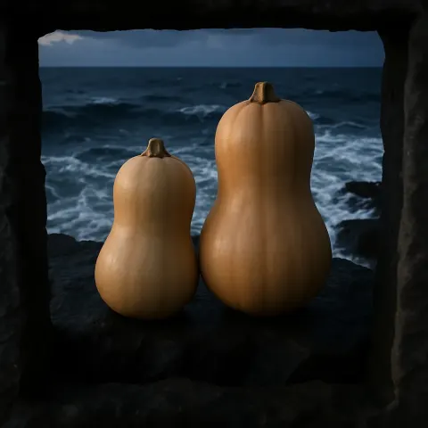 Two Diverse Butternut Squash
