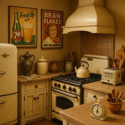 Kitchen Radiates a Classic Allure