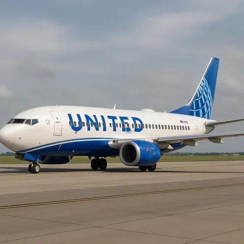 United Airlines Passenger Jet