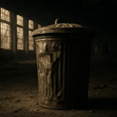 Chiaroscuro-lit Portrait of a Grimy
