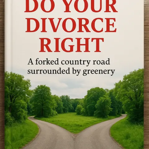 Book Cover Featuring the Title "Do Your Divorce Right"