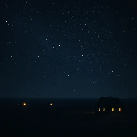 Few Isolated Farmhouses