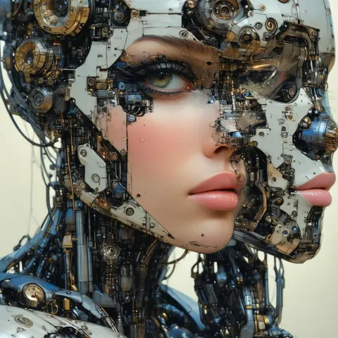 Madison Beer With Mucha Style Machine Face
