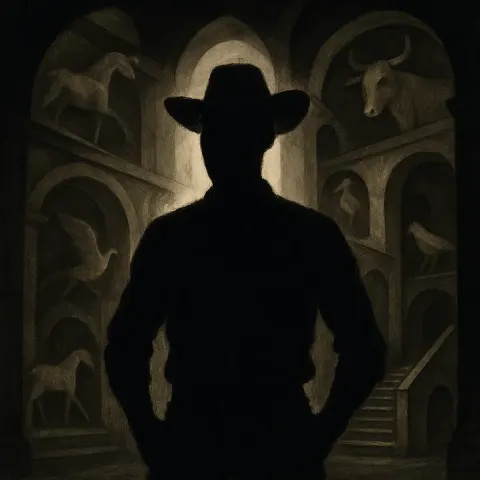 Lone Figure of Sub-Saharan African Descent