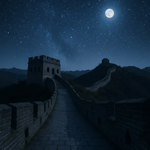 Under the Tranquil Glow of Moonlight